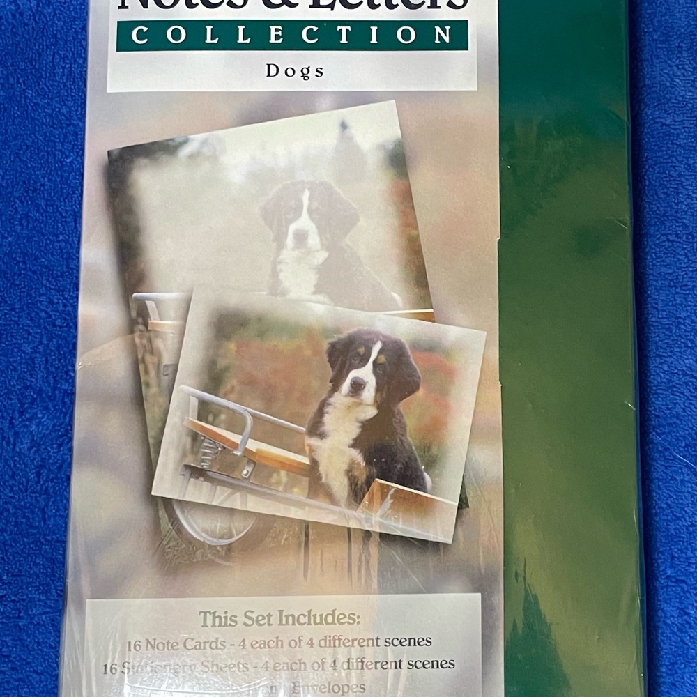 NEW SEALED: Vintage 1998 Blank Notes & Letters Collection DOGS by B&V Publishing